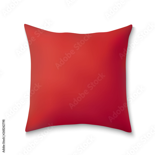  3d realistic square pillows