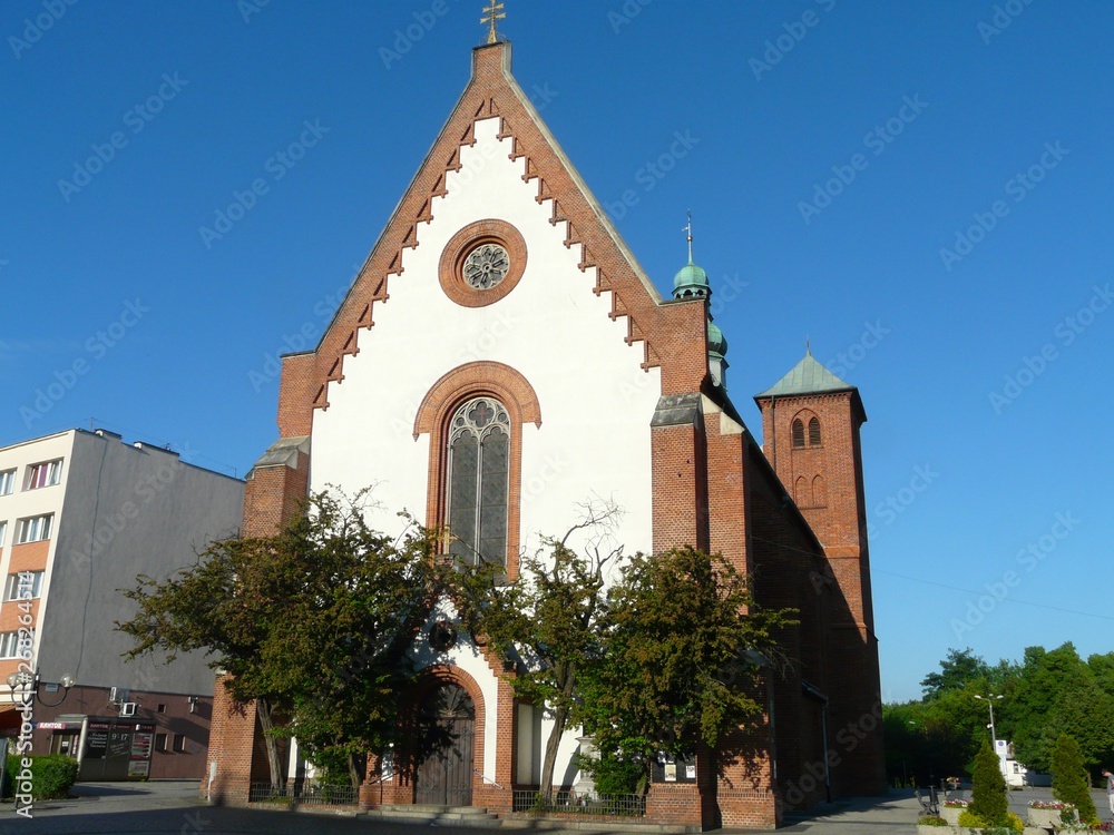 RACIBÓRZ,GÓRNY ŚLĄSK,POLSKA-Gotycki kościół św. Jakuba