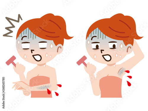 ムダ毛処理　脱毛　脇　腕
