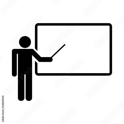 teacher - presentation icon