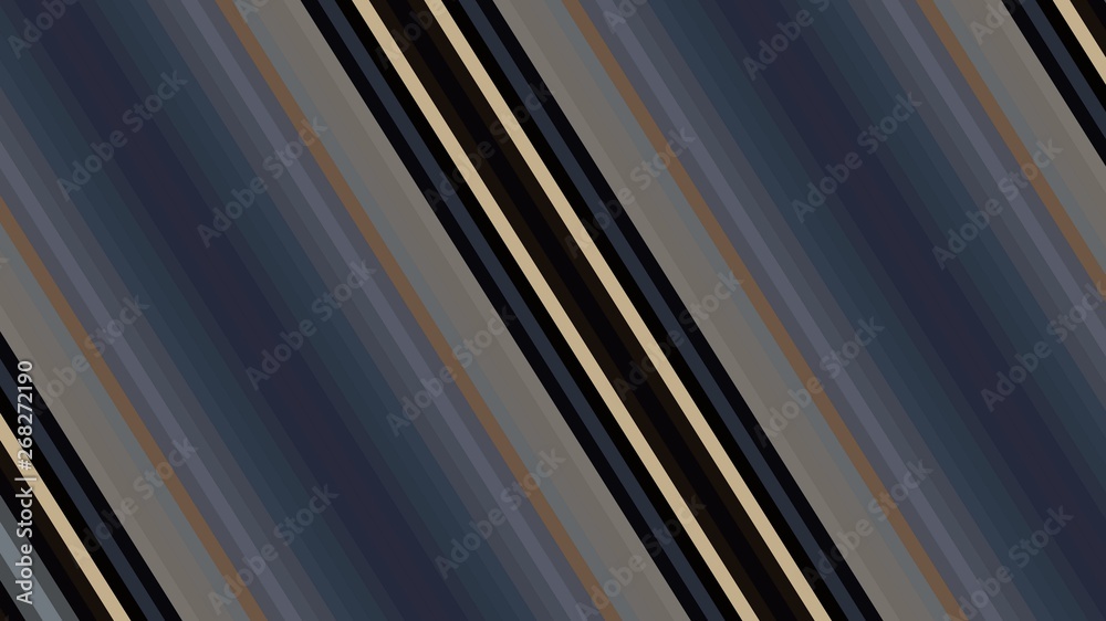 Fototapeta premium diagonal stripes with very dark blue, dim gray and tan color from top left to bottom right