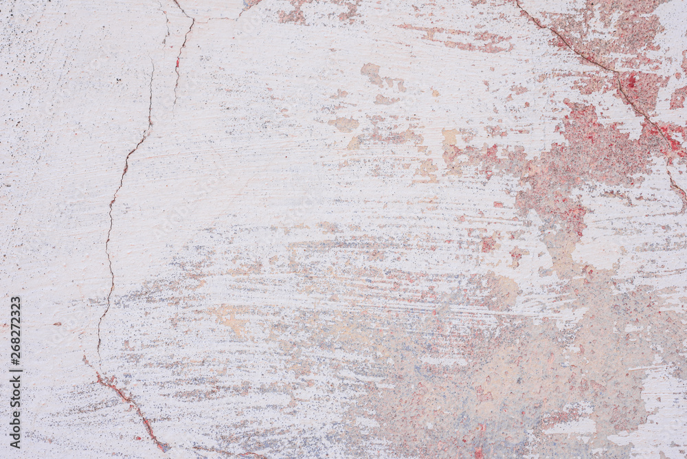 Obraz premium Texture, wall, concrete, it can be used as a background. Wall fragment with scratches and cracks