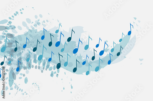 Music vector background. World music day concept. photo