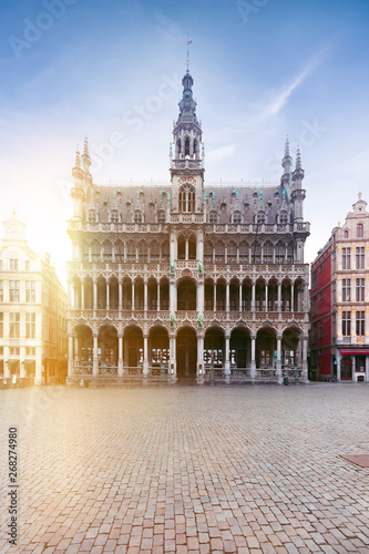 Building called the King House or the Maison du Roi or the Museum of the City of Brussels on the main square Grand Place in Brussels, Belgium
