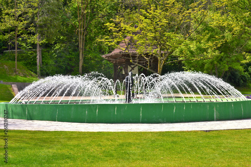 Calimanesti - Caciulata resort in Valcea county - Romania 12.May.2019 is situated along the valley of Olt photo