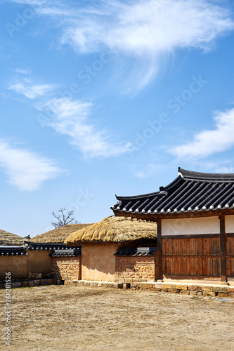 Hahoe Folk Village is a world heritage and a famous tourist site. © photo_HYANG