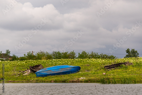 boats in danube delta
