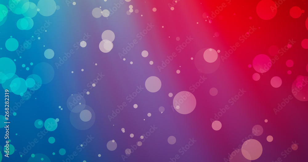 Сonfetti and bokeh on the red and blue Christmas background. 3D render Сonfetti and bokeh on the red and blue Christmas background. 3D render
