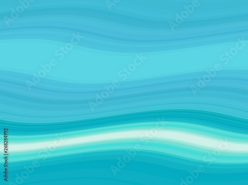 medium turquoise, light sea green and pale turquoise colored abstract waves texture can be used for graphic illustration, wallpaper, poster or cards
