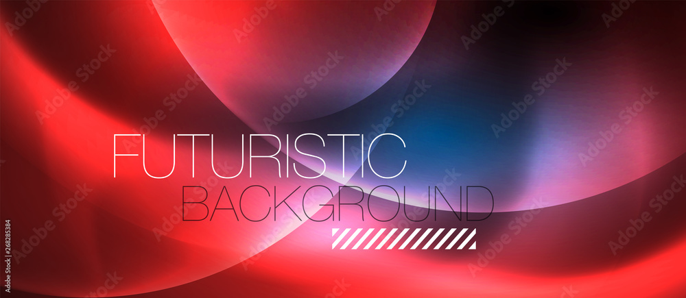 Blue neon bubbles and circles abstract background, futuristic magic techno design Blue neon bubbles and circles abstract background, futuristic magic techno design