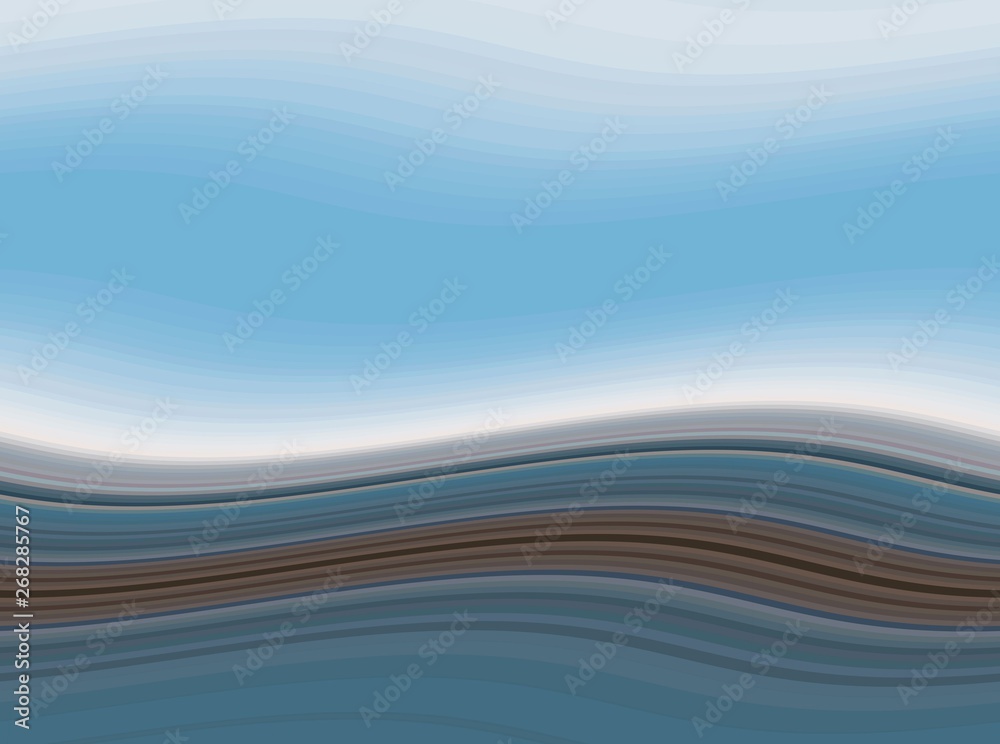 abstract dark gray, dark slate gray and sky blue color ocean waves background. can be used for wallpaper, presentation, graphic illustration or texture