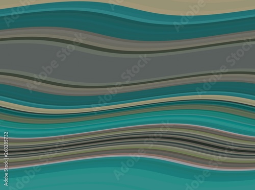waves background with teal blue  dark slate gray and dim gray color. waves backdrop can be used for wallpaper  presentation  graphic illustration or texture