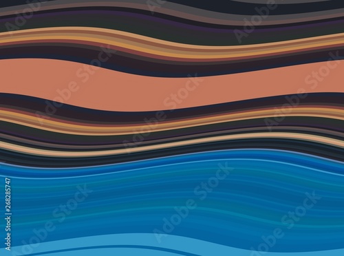 indian red, strong blue and very dark blue colored abstract waves background can be used for graphic illustration, wallpaper, presentation or texture