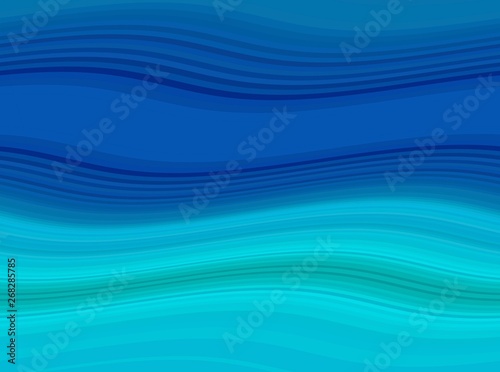 dark turquoise, strong blue and light sea green colored abstract waves texture can be used for graphic illustration, wallpaper, poster or cards