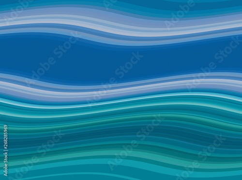 abstract teal, cadet blue and steel blue color ocean waves background. can be used for wallpaper, presentation, graphic illustration or texture