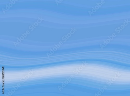 Fototapeta Naklejka Na Ścianę i Meble -  corn flower blue, light steel blue and sky blue colored abstract waves texture can be used for graphic illustration, wallpaper, poster or cards