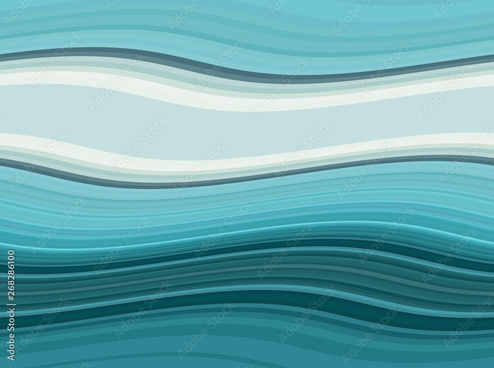 waves background with teal blue, light gray and sky blue color. waves backdrop can be used for wallpaper, presentation, graphic illustration or texture