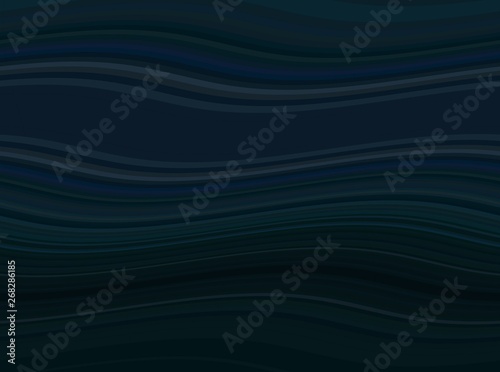abstract waves background with very dark blue and black color. waves can be used for wallpaper, presentation, graphic illustration or texture © Eigens