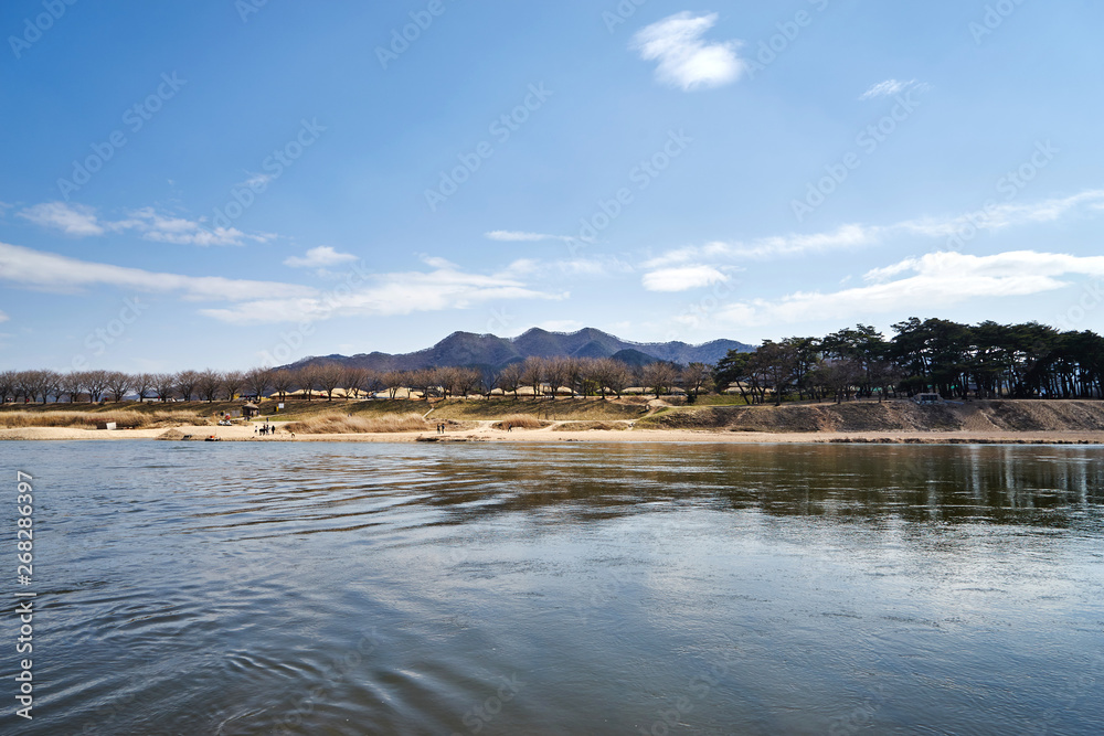 Hahoe Folk Village is a world heritage and a famous tourist site.