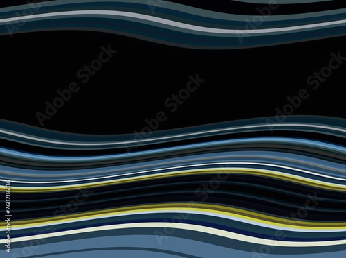 abstract waves background with very dark green, black and silver color. waves can be used for wallpaper, presentation, graphic illustration or texture