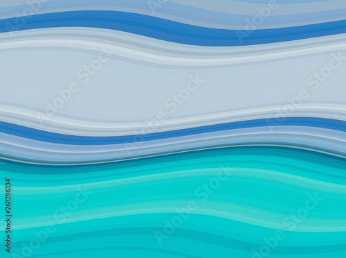 waves background with dark turquoise, sky blue and light steel blue color. waves backdrop can be used for wallpaper, presentation, graphic illustration or texture