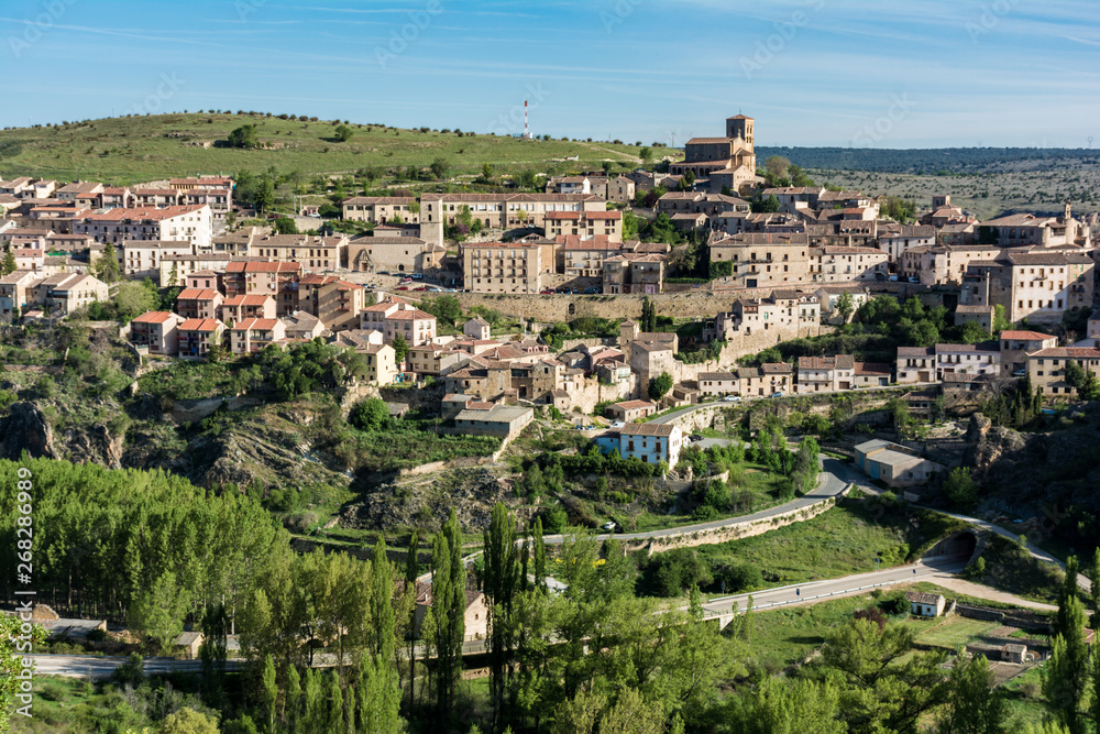 Village of Sepúlveda, in the province of Segovia. Considered one of the most beautiful villages in Spain.