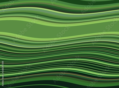 dark olive green, pastel green and very dark green colored abstract geometric wave line texture can be used for graphic illustration, wallpaper, poster or cards