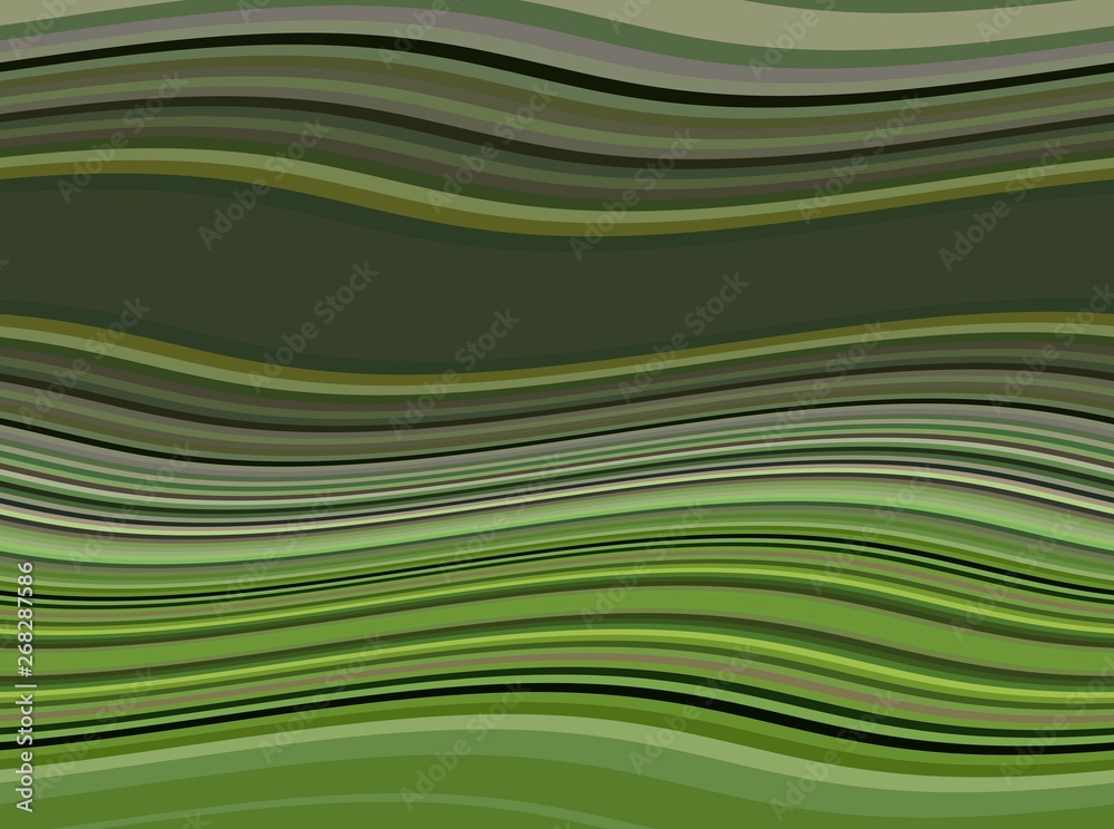 abstract dark olive green, dark khaki and very dark green color ocean waves background. can be used for wallpaper, presentation, graphic illustration or texture