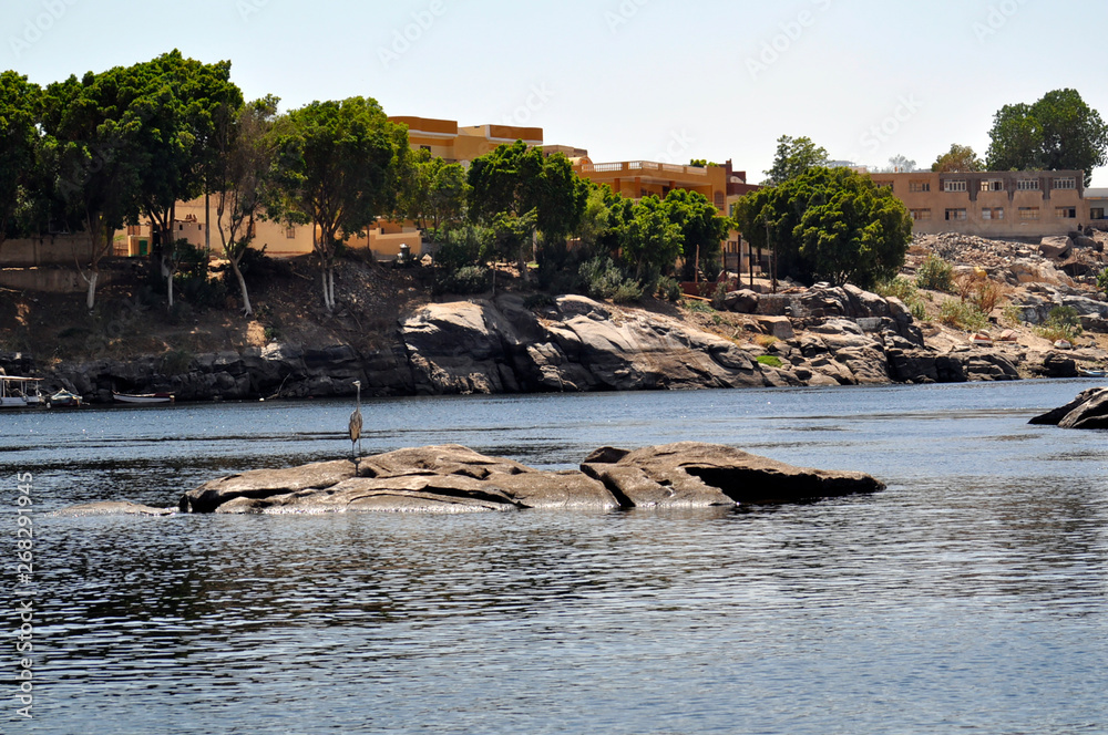 A view of Aswan city, Egypt