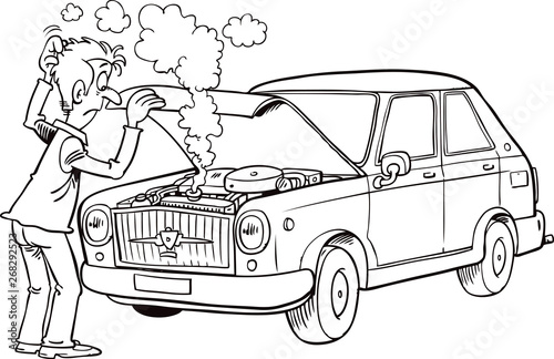 Transport with motor defect.