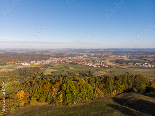 Herbstwald - Luftaufnahme