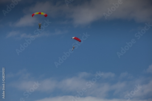 Wallpaper Mural Skydive, people in the sky, under clouds Torontodigital.ca