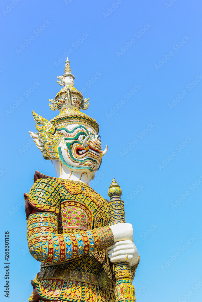 Fototapeta premium Guardian Demons in Grand Palace Thailand