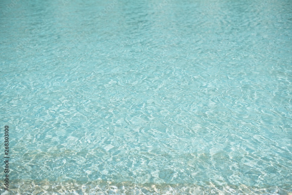 Beautiful pattern of blue water Beautiful pattern of blue water