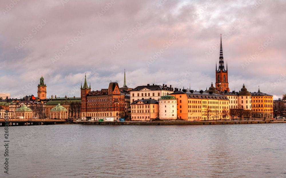 Stockholm, Sweden. View of Stockholm from the river