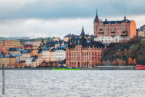 Stockholm, Sweden - View of Stockholm from the river