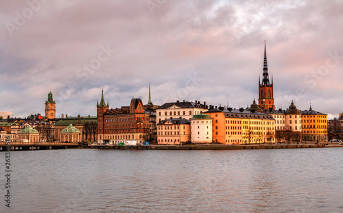 Stockholm  Sweden. View of Stockholm from the river