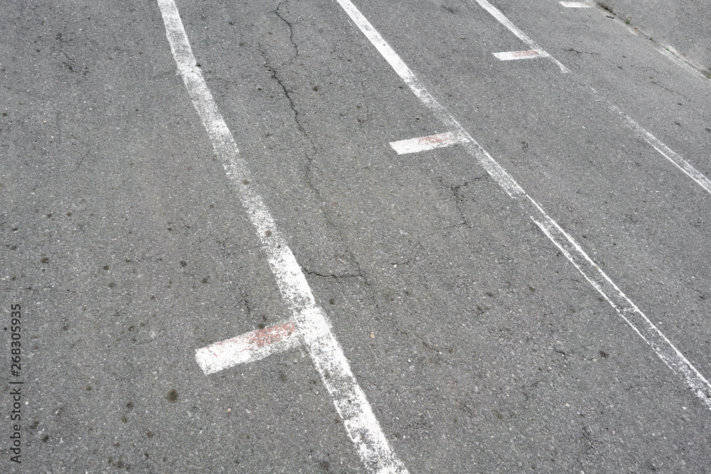 Fototapeta premium abstract running track asphalt at the stadium backgrounds