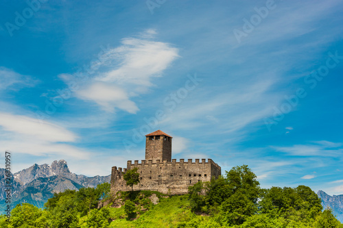 Zumelle castle in Italy