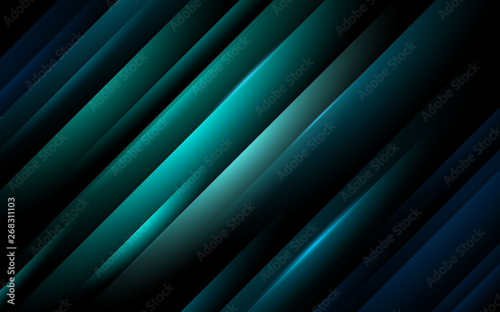 Obraz premium Blue abstract line with light background