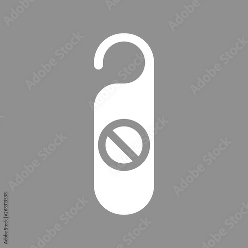 Do not disturb door hanger icon
