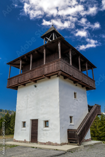 Lookout Veza in village Velke Borove, Slovakia