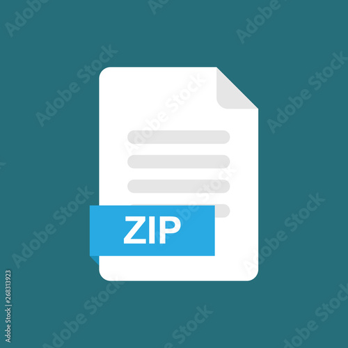 zip format file icon symbol