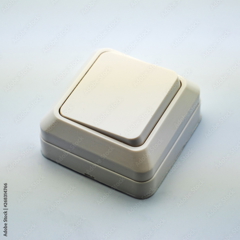 Picture on a white background electrical switch for mounting electrics in the wall. Perfect for filling the catalog of a modern iniernet store on the site. Picture on a white background electrical switch for mounting electrics in the wall. Perfect for filling the catalog of a modern iniernet store on the site.