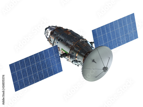 Satellite dish with antenna