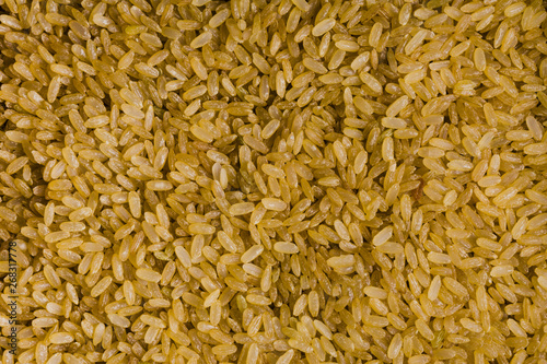 Close up rice texture