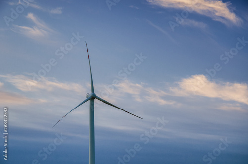 WIND TURBINE - Wind farm in the morning © Wojciech Wrzesień