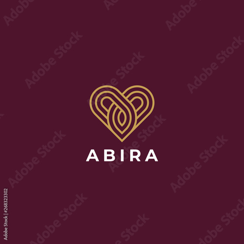 Heart symbol logo icon design template elements. Health care Logotype concept icon. Dating Logo Icon. Vector template.