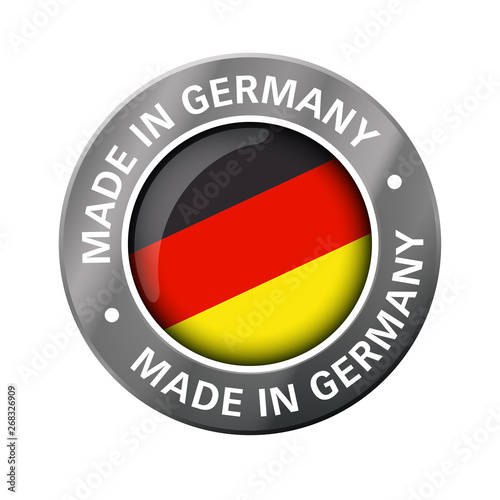 Free Download made in germany flag metal icon  - GFXLoad