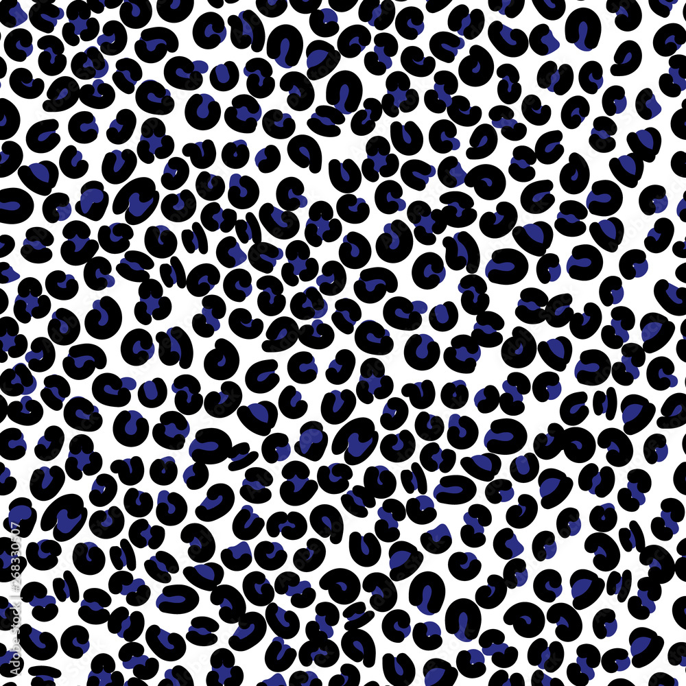 Vector leopard blue and gold texture. Seamless pattern Vector leopard blue and gold texture. Seamless pattern